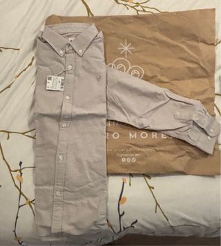 Camisa Oxford Niño Alvaro Moreno Beige