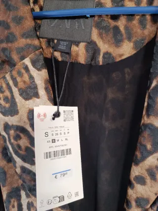 Traje de Zara Blazer y Pantalón Animal Print