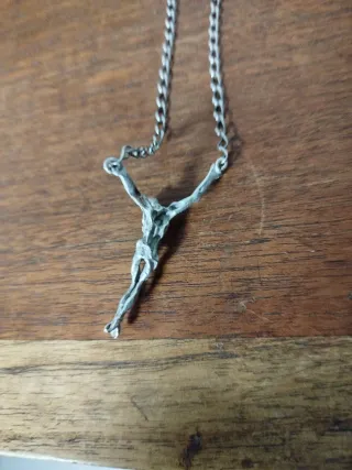 Cadena Plata Jesucristo Antigua