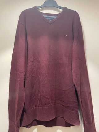 Jersey Granate Cachemira Tommy Hilfiger