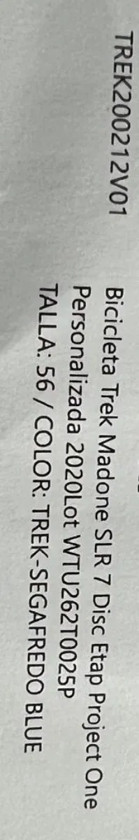 Bicicleta Trek Madone SLR7 T-56