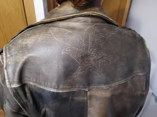 Chaqueta Cuero Moto Harley Davidson Talla 56