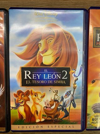 El Rey León VHS Edición Especial y 2 y 3