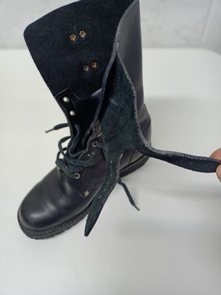 Botas de piel negras numero 42