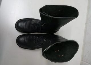 Botas de piel negras numero 42