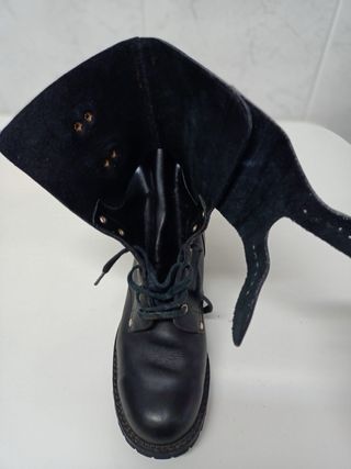 Botas de piel negras numero 42