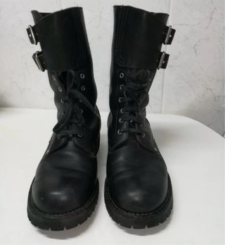 Botas de piel negras numero 42