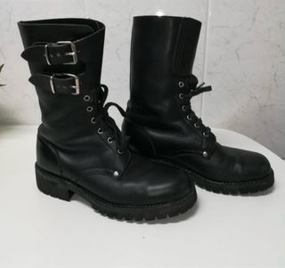 Botas de piel negras numero 42