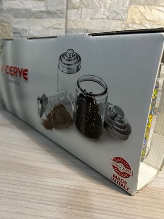 Set 3 Barattoli Vetro “Cerve”