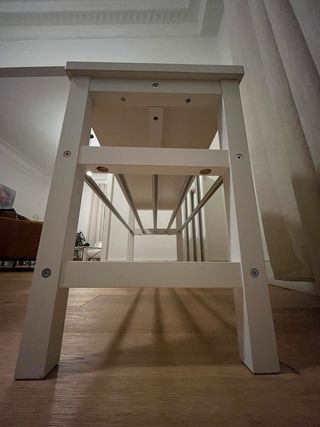 Zapatero blanco 3 baldas metal