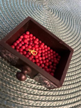 Perline corallo per collana e bracciale