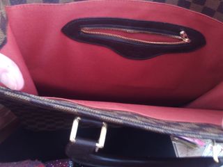 Bolso Louis Vuitton Sac Plat Marrón