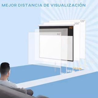 Pantalla Proyector Manual 16:9 Full HD y 4K