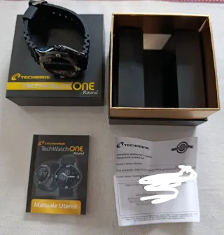 Orologio Tech Tach multifunzione nero