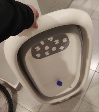 Bañera plegable bebé con patas