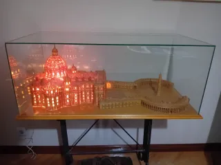 Maqueta Iluminada Basílica y Plaza de San Pedro