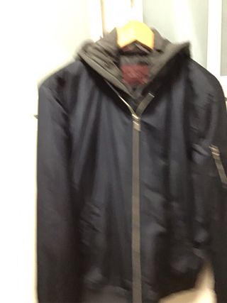 Cazadora Bomber Zara Man Talla XL Azul