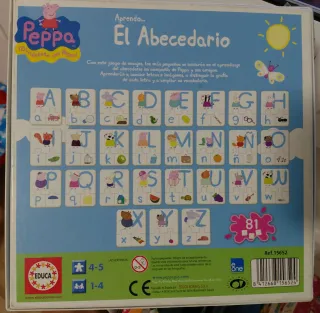 Puzzle abecedario Peppa Pig