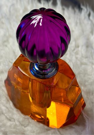 Vendo espectacular frasco de perfume de cristal ar