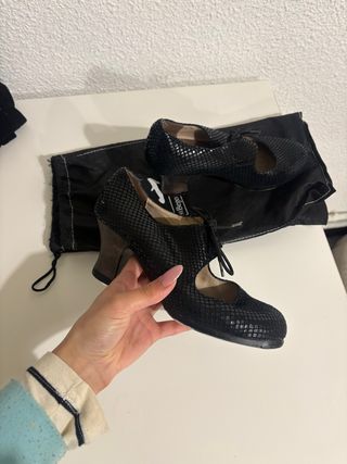 Zapatos Flamenco Negros