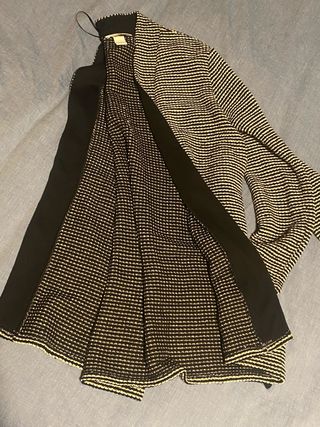 Chaqueta H&M Talla S Rayas Blanco y Negro