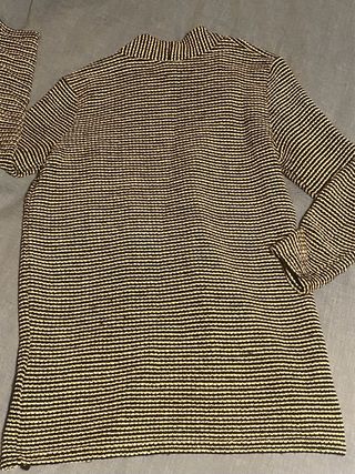 Chaqueta H&M Talla S Rayas Blanco y Negro