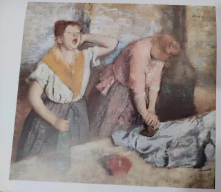 Lámina de un cuadro impresionista de Degas