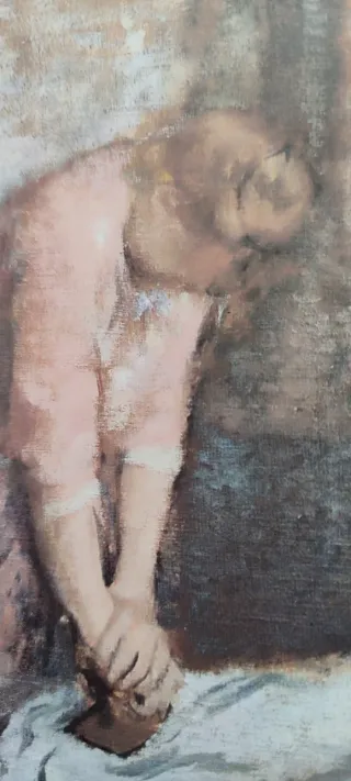 Lámina de un cuadro impresionista de Degas