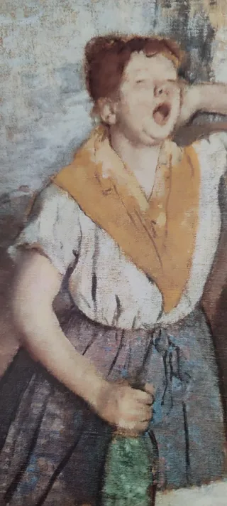 Lámina de un cuadro impresionista de Degas