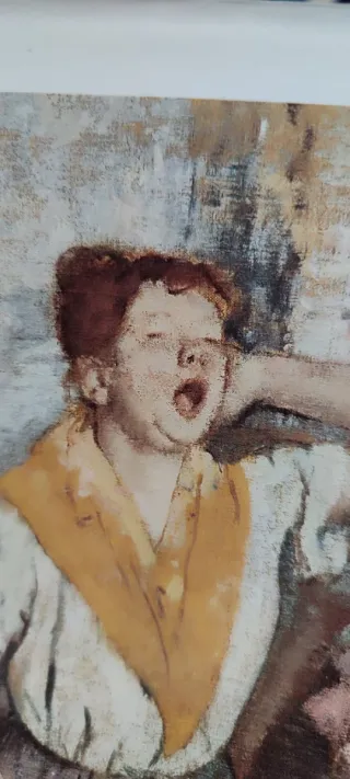 Lámina de un cuadro impresionista de Degas