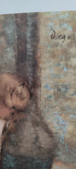 Lámina de un cuadro impresionista de Degas