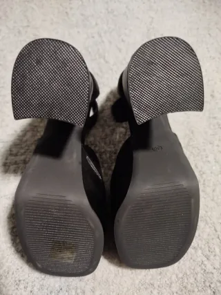 Sandalias CUCCOO Plataforma Negras Talla 36