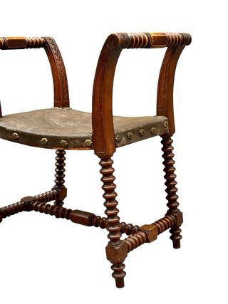 Silla colonial española Circa 1.890.