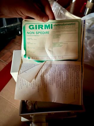 Macchina per Pasta Girmi KM40 Elettrica e Manuale