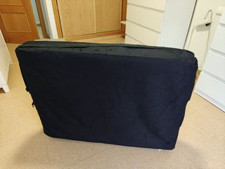 Camilla plegable azul