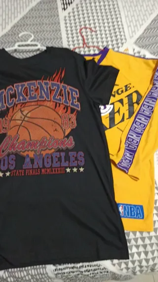 Camiseta McKenzie Negra Baloncesto Champions nueva
