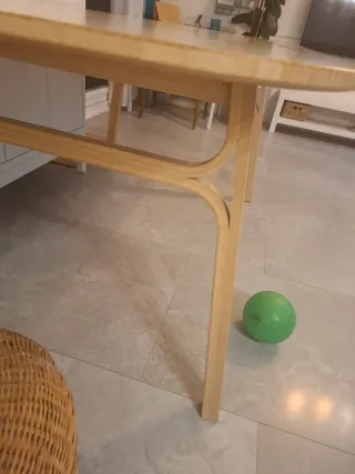 Mesa de comedor madera 180x90