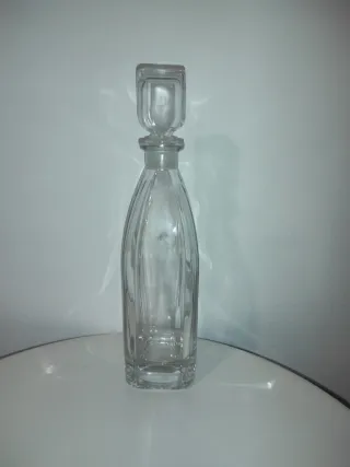 Botella de cristal como nueva