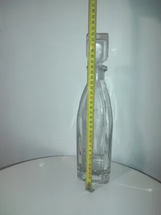 Botella de cristal como nueva
