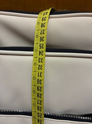 Mochila Parfois para portátil color blanco