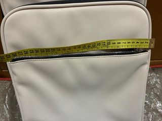 Mochila Parfois para portátil color blanco