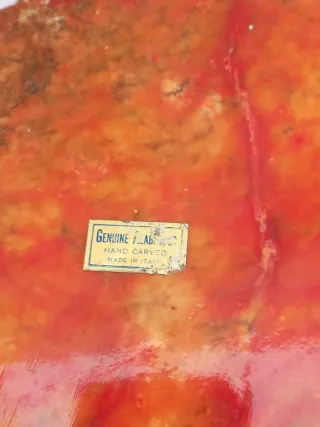 Posacenere in alabastro vintag