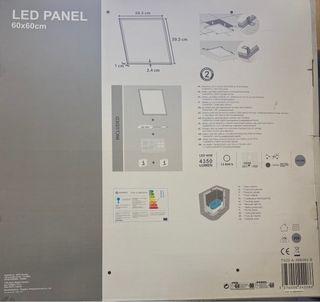 Panel led 60x60 cm