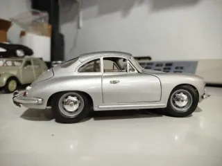 Maqueta Porsche 356 B 1961 Plata