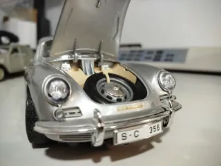 Maqueta Porsche 356 B 1961 Plata