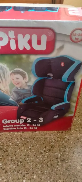 Silleta coche Piku 3 piezas