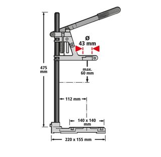 Soporte para taladro Wolfcraft