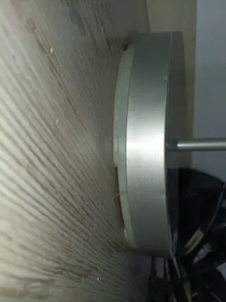 Lámpara de pie metal con luz lectura