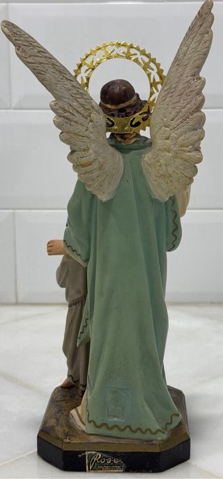 Escultura Ángel y Niño