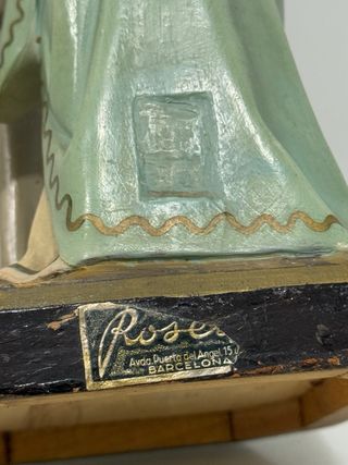 Escultura Ángel y Niño